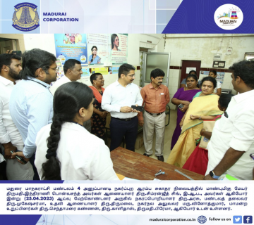 Hon'able Mayor Health Dept News